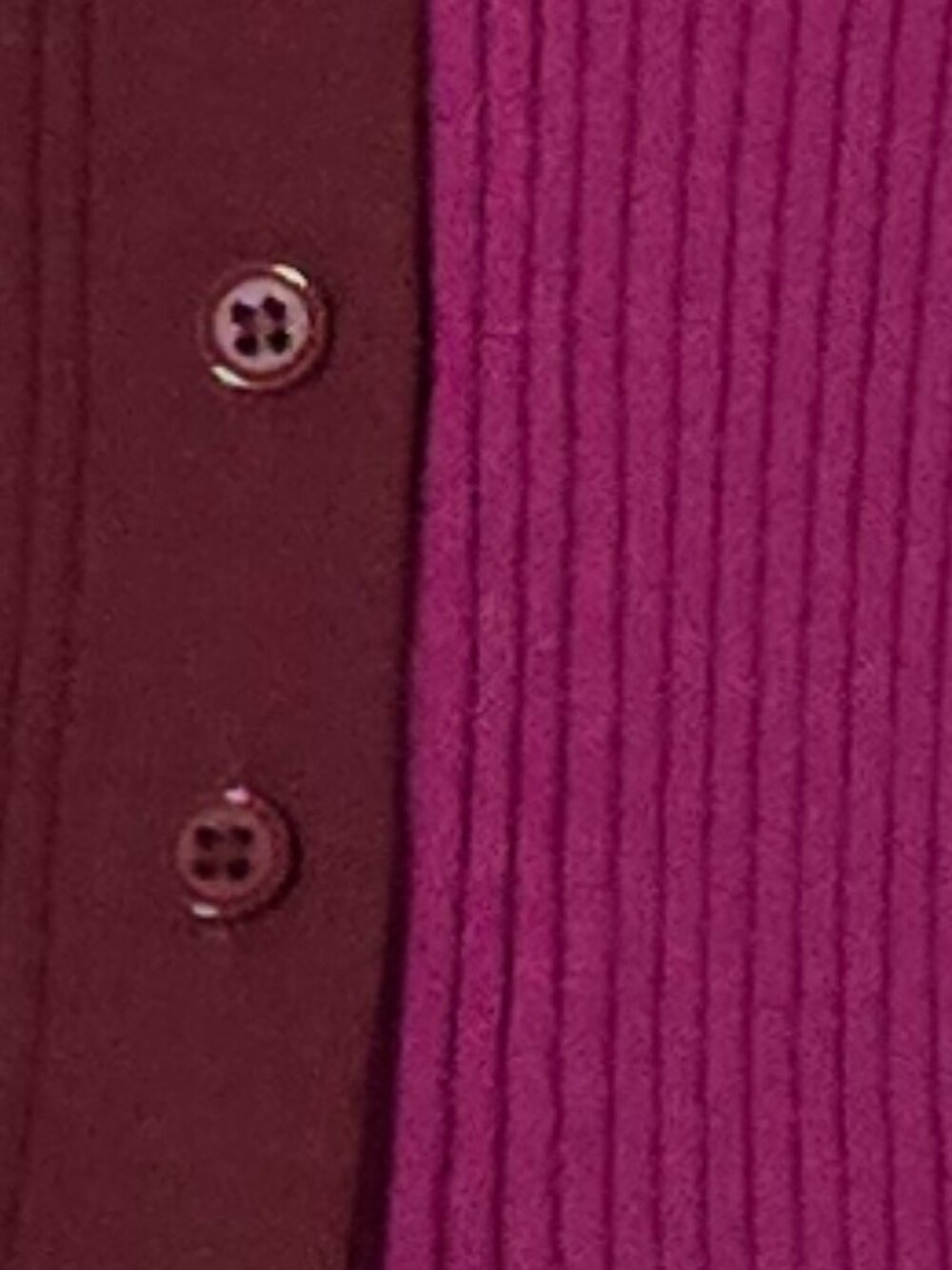 STAUD Bi-Color Ribbed Knit Button-Front Maxi Dress - Picture 4 of 5